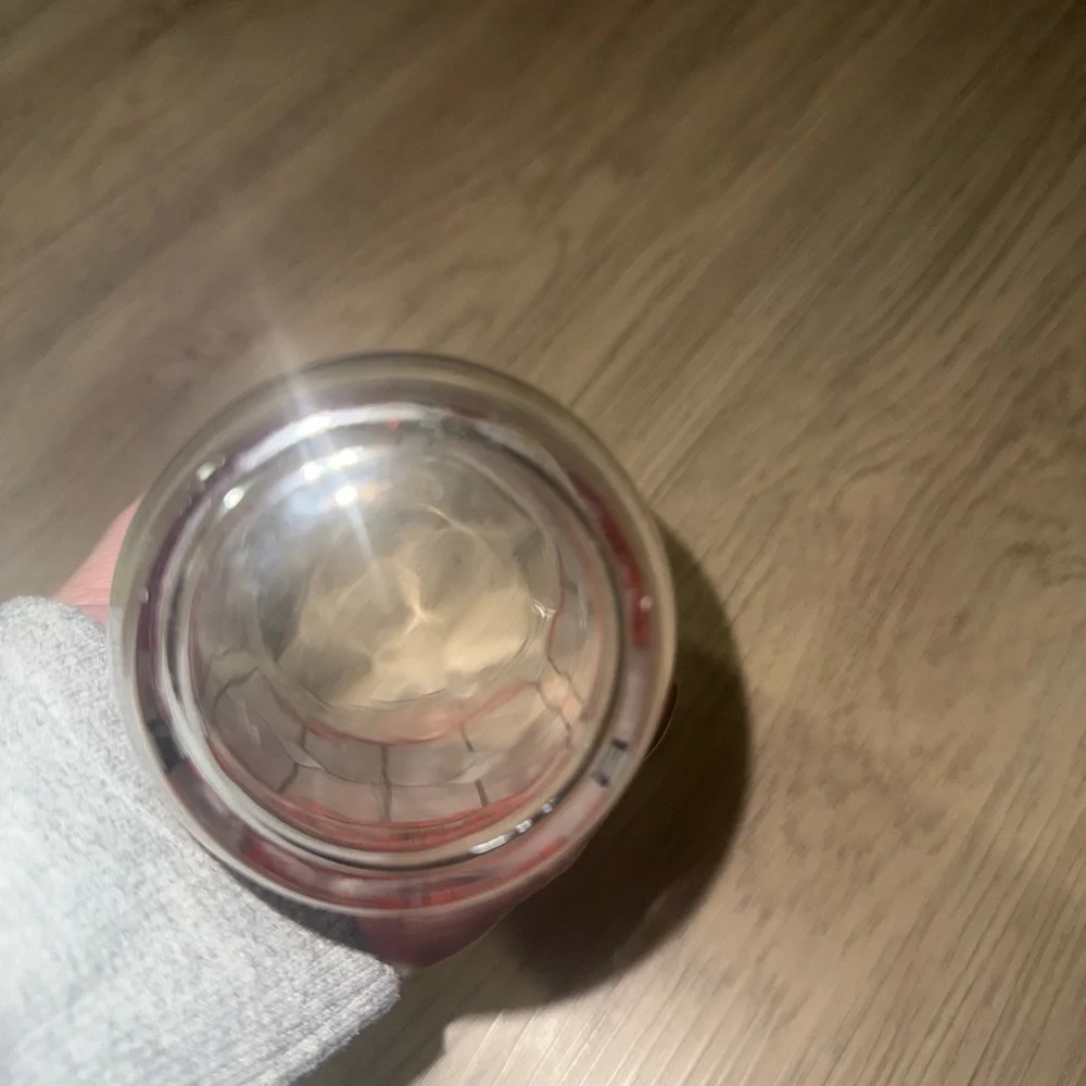 Coca-Cola Glass with Red and White‎ Pattern